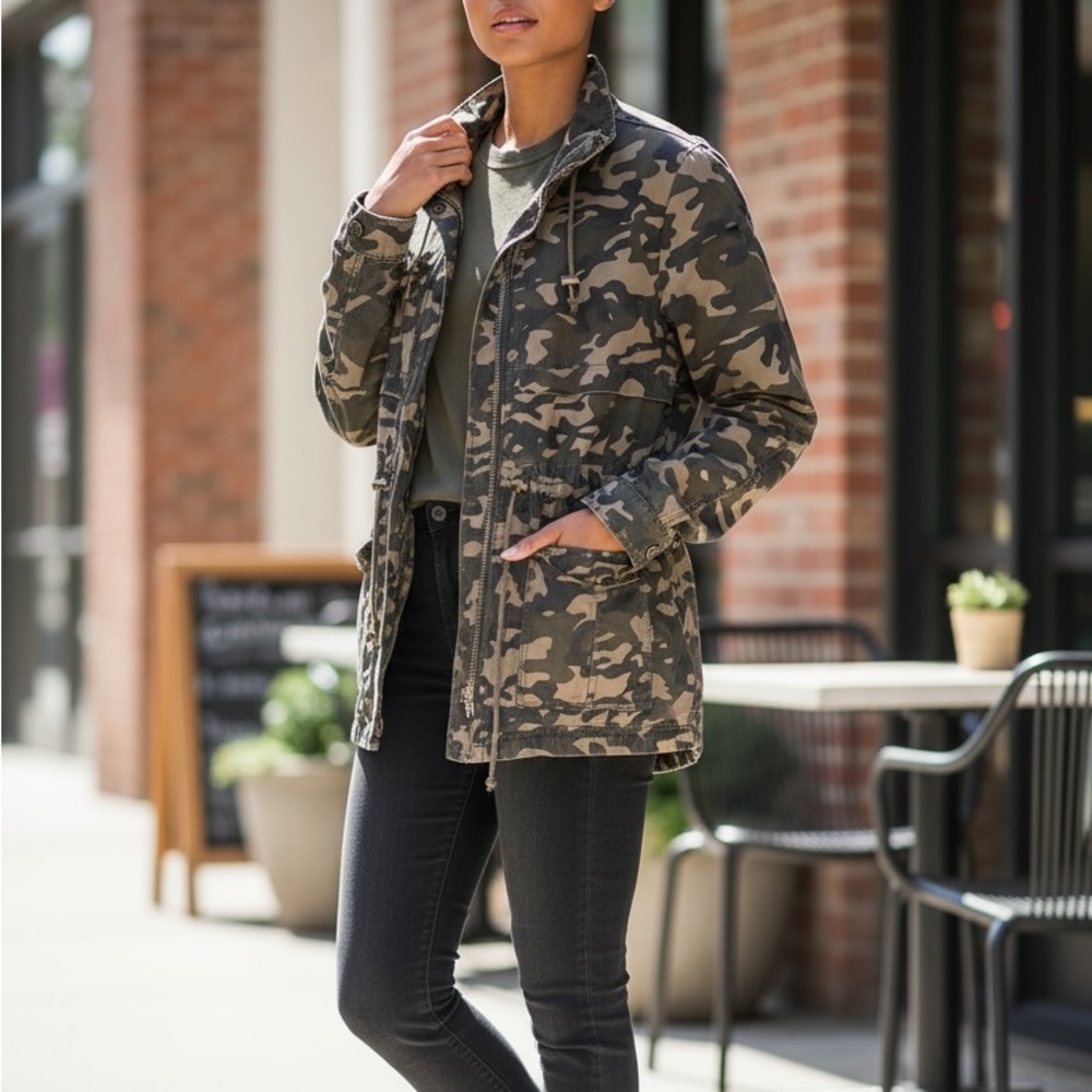Aigle  Womans Camouflage cotton Jacket size M